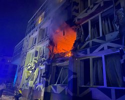 РФ атакувала "Шахедами" клініку у Києві, "Іскандерами" — Чернігів: як спрацювала ППО (фото)