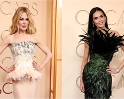 Червоний хідник "Оскара": Демі Мур й Кідман у пір'ї, а Коупленд — із відчайдушним декольте (фото)