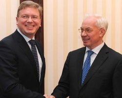 Азаров - Фюле: рост ВВП в Украине по итогам 2010 года превысит 4%