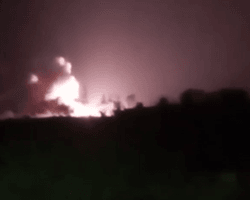 "Далі буде": Генштаб показав кадри ракетного удару по Джанкою (відео)