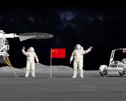 Китайские астронавты могут высадиться на Луне в "геологическом музее" (фото)