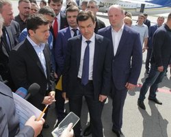 Зеленский прибыл с визитом в Днепр