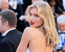 Канны 2024: Эльза Хоск в гламурном черно-белом платье вышла на красную дорожку фестиваля (фото)