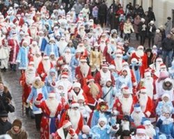 В Киеве пройдет парад Дедов Морозов