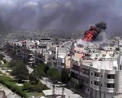 Боевики расстреляли здание Центробанка Сирии из гранатомета