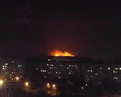 Интенсивность взрывов в Калиновке составляет до трех в минуту, - ОГА