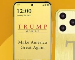 Золотий телефон Трампа T1 нарешті надійшов у продаж: що про нього відомо (фото)