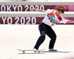 Японець став першим в історії переможцем Олімпіади в скейтбордингу