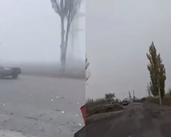 На легковых авто и мотоциклах: в сети показали кадры, как россияне заезжали в Покровск (видео)