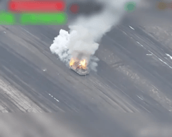 Мінус 4 ББМ і танк: українські морпіхи розбили ворожу колону бронетехніки під Кураховим (відео)