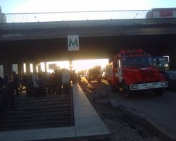 Из-за пожара станция киевского метро Осокорки выгорела почти дотла, - СМИ