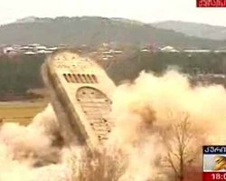 В Кутаиси начался суд над виновными в гибели людей при взрыве Мемориала славы