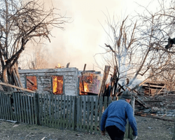 На Херсонщині внаслідок артобстрілу постраждали 9 поліцейських, які допомагали цивільним (фото)