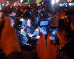 Вчера на Майдане милиция составила девять админпротоколов