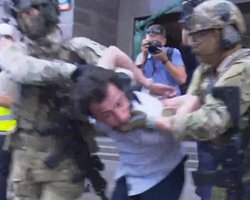 Киевского террориста обезвредили в прямом эфире