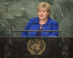 Глава Норвегии поддержала Украину в ООН