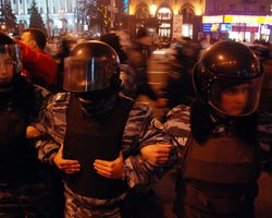 В МВД объяснили, почему охраняли митинг Калашникова в День свободы 