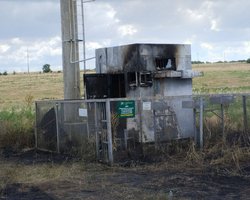 Біля ЗАЕС знищено станцію радіаційного контролю: фото та подробиці