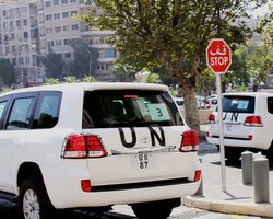 Меркель и Путин договорились, что ООН должна разобраться с сирийским кризисом