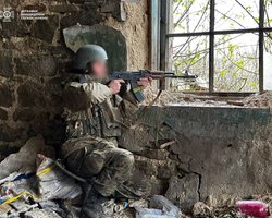 Украинские пограничники в Бахмуте перемолотили пехоту оккупантов, готовившихся к штурму