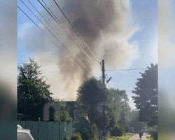 Было 5 дронов: в Минобороны РФ отчитались об утренней атаке БПЛА на Москву и область (видео)