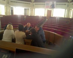 Регионалы пришли в Раду к блокирующим оппозиционерам