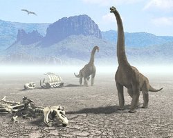 Ученые из США определили температуру тела динозавров