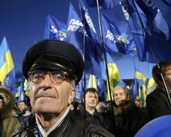 Участники митинга ПР в Киеве заявляют, что им обещали заплатить по 100 грн – агентство