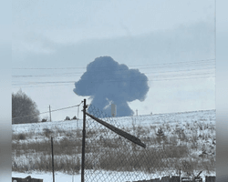 З'явилися перші супутникові знімки з місця падіння Іл-76 під Бєлгородом (фото)