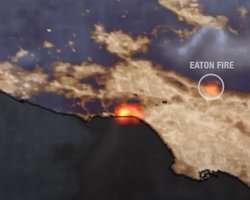 Земля пылает: спутники показывают, как лесные пожары в Калифорнии выходят из-под контроля (видео)