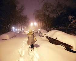 На Италию обрушилась новая волна снегопадов