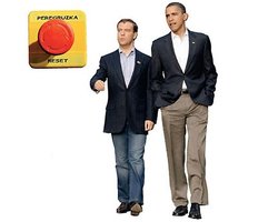 Дави на кнопку: Барак Обама пытается по-новому выстроить отношения с Россией