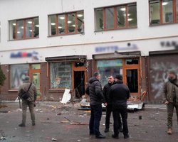 Момент закладання вибухівки у Львові потрапив на камеру, — глава МВС Клименко (відео)