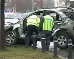 Луческу в Бухаресте попал в ДТП