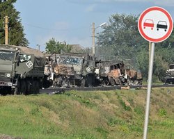 6 танков и квадроциклы: "азовцы" уничтожили механизированную колонну ВС РФ, которая штурмовала Доброполье (видео)