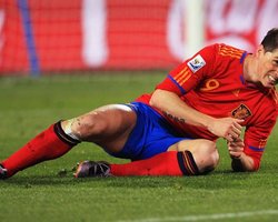 В финале ЧМ-2010 Торрес порвал мышцы бедра