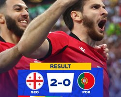 Сенсация на Евро-2024: Грузия обыгрывает Португалию и выходит в плей-офф (фото, видео)