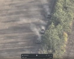 Доштурмовались: ВСУ в Донецкой области уничтожили колонну техники ВС РФ вместе с экипажами (видео)