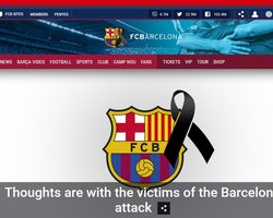 В память о жертвах теракта "Барселона" сыграет в специальных футболках