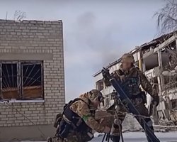 Пограничники с бойцами ВСУ отразили вражеский штурм опорного пункта под Бахмутом (видео)