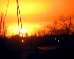 Мощнейший взрыв произошел в Донецке