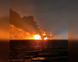 Операції України у Чорному та Каспійському морях: як підірвали дев'ять важливих цілей РФ (карта)