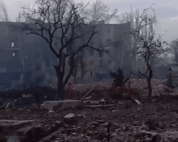 Сплошная руина и регулярные обстрелы: 60 бригада ВСУ участвует в боях в Бахмуте (видео)