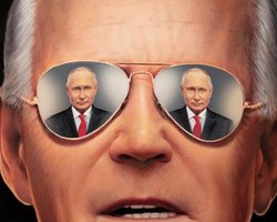 Time розмістив на своїй обкладинці відображення Путіна в окулярах Байдена (фото)