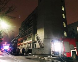 В Запорожье назвали возможную причину пожара в больнице