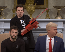 "Был в Украине через Google-карты": в США сделали пародию на встречу Трампа и Зеленского (видео)