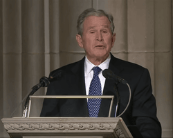 "Я выжил": Джордж Буш вспомнил ужин, на котором его обслуживал Пригожин (фото)