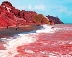 Апокалиптическое зрелище: воды Персидского залива окрасились в цвет крови (видео)