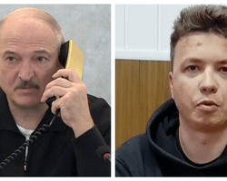 "Ласкаво просимо", — Лукашенко запросив бойовиків "ЛНР" у Мінськ для допиту Протасевича (відео)