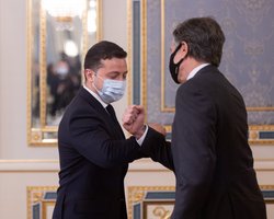 "Очень приятно и это честь": Блинкен прибыл на встречу с президентом Зеленским в ОП